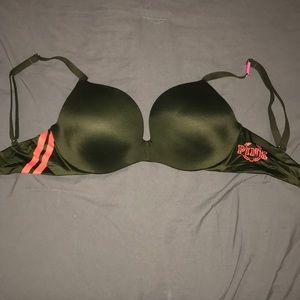 NWT Pink Victoria’s Secret 32DD Push-Up Campus Bra
